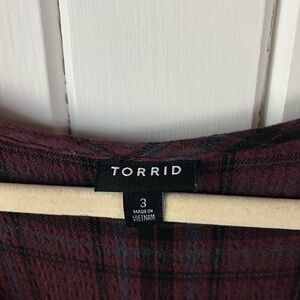 Torrid Plaid Top